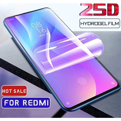 9D Full Cover HD Clear Hydrogel Film for realme xt x2 6 pro Q 5i C3 5pro Reno 2z A5 A9 2020 screen protector Not Glass