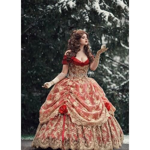 Tailored! 18 Century French Duchess Retro medieval Renaissance Reenactment Theatre Civil war Victorian dress HL-471