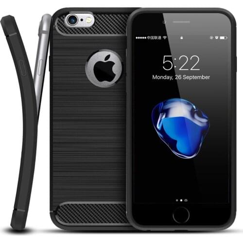 Kolpler soft case for iphone 6s plus cases bumper 3D Texture TPU Silicone back covers case for iphone 5s se 6 6s plus case CAPA