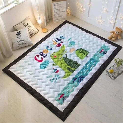 Baby Crawling Mat Cotton Playmat Childrens Carpets Anti-skid Rugs Bedroom Washable Developing Activity Blanket Indoor Game Pad