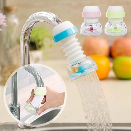 Kitchen Adjusting 360 Degree Rotate Water Saving Bath Shower Head Faucet Spouts Sprayers Filter Purifier Nozzle Tap Accessories