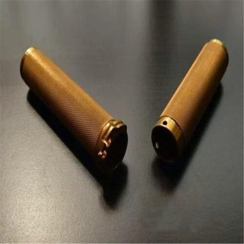 Brass Hand Grips + Shifter Peg +Foot Peg Sportster 1200 883 Brass Parts Modification 5pcs/Set