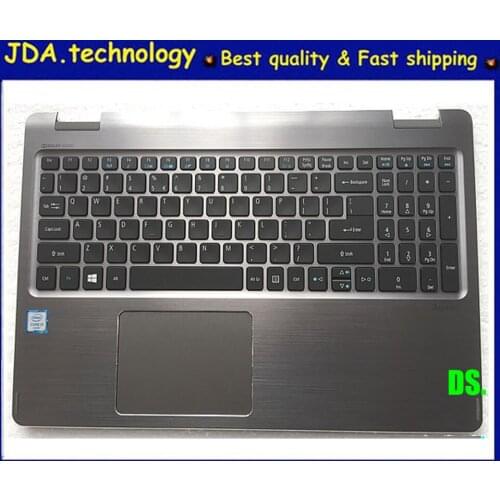 MEIARROW 95%New/orig Laptop palmrest top case For acer Aspire R5-571T R5-571TG US keyboard Upper cover C cover Touchpad