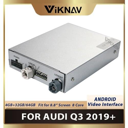 Multimedia Android System Video Interface For-Audi Q3 2019+ Car GPS navigation Decoding Box Wifi BT