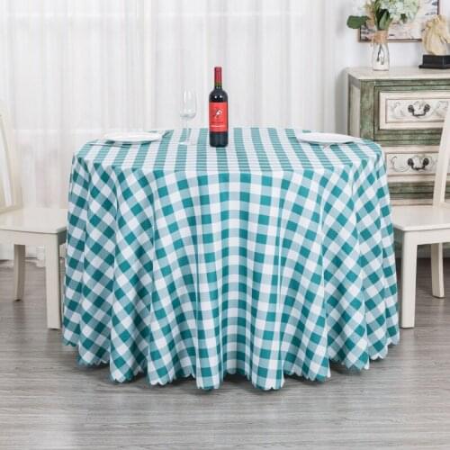 Birthday Party Event Decoration Round Rectangle White Black Red Checkered Gingham Table Cover Checkered Tablecloth Outdoor Picn