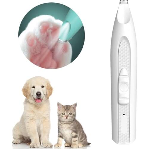 Dog Cat Foot Hair Trimmer Pet Grooming Tool Electrical Hair Clipper Shaving Trimming Clipper Shaver Pet Foot Hair Scissors Blade