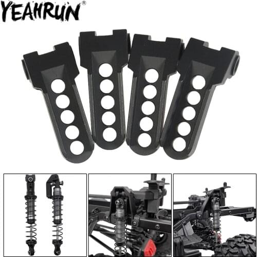 YEAHRUN RC Car Dampers Mount Multiple Angle Adjustable Seat Shock Absorber Bracket for 1/10 Traxxas TRX4 TRX-4 RC Crawler Car