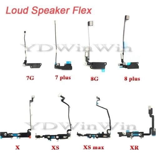 10pcs Loud Speaker Antenna Flex Cable For iPhone 7 8 Plus X XS Max XR Loudspeaker Buzzer Ringer Connector Ribbon Parts