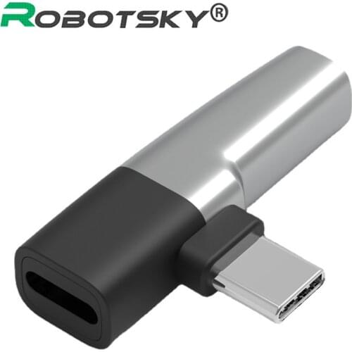 2 in 1 Type C To 3.5mm Jack Earphone Adapter For Macbook Pro Huawei Xiaomi USB C Quick Charger Headphone Adapter Splitter