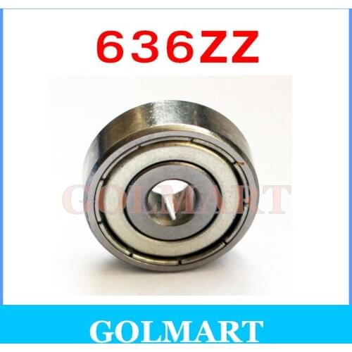 3pcs 636Z deep groove ball bearing 636ZZ 6*22*7mm for 6mm shaft 636 6x22x7mm