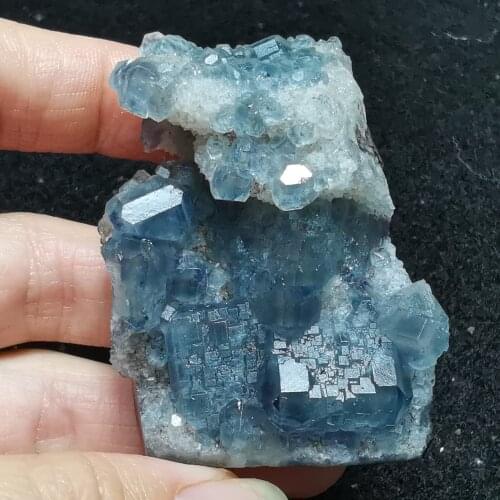78.2g natural blue-green fluorite mineral ring vein healing teaching specimen stone decoration collection ornaments