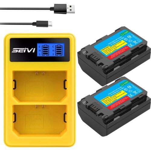 2600mAh NP-FZ100 NPFZ100 NP FZ100 Battery + LED Dual USB Charger for Sony NP-FZ100, BC-QZ1, Sony a9, a7R III, a7 III,A6600