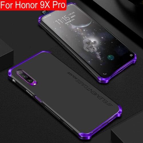 Metal Frame Phone Case For Huawei Honor 9X Pro Thin Hard Aluminium Hybrid PC Shell For Huawei Honor 9 X Pro Cases honor9x pro