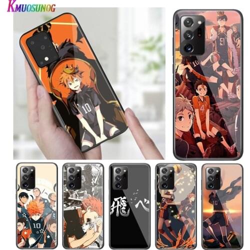 Bright Black Cover Hot Anime Volleyball Haikyuu for Samsung S20 Ultra Plus A91 A81 A71 A51 A41 A31 A21 A21S A11 5G Phone Case