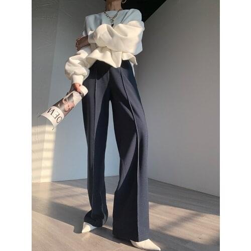 Wild Loose Hip-Hop Denim Trousers Mens S-Xl Korean Wide-Leg Jeans Mens Fashion Retro Casual Straight Jeans Men Streetwear