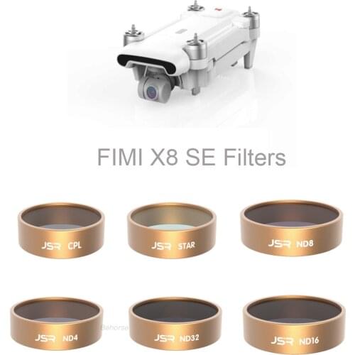 Lens Filte For FIMI X8SE 2020 Filter ND4/8/16/32/CPL/STAR/UV/CPL Filter Set Lens Filter for FIMI X8 SE HD 4K Camera Accessories