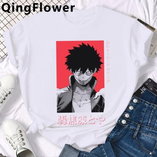 Anime Dabi My Hero Academia Todoroki Boku No Bakugou t-shirt men kawaii harajuku kawaii vintage tshirt aesthetic white t shirt