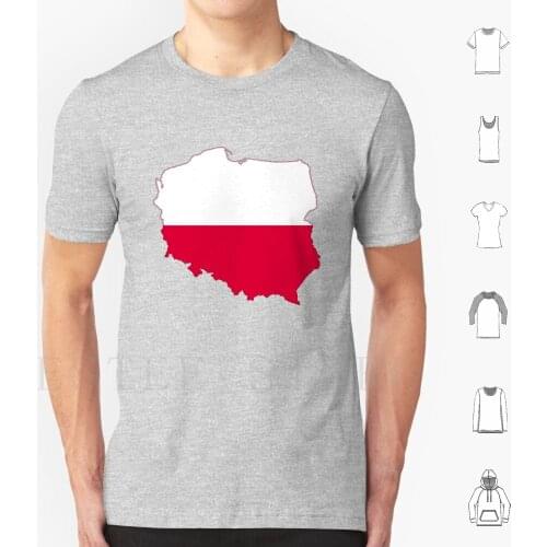 Flag Of Poland T Shirt Print Cotton Flag Of Poland Poland
