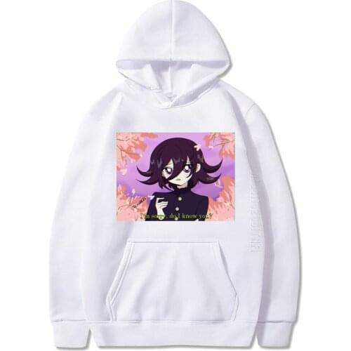 Harajuku Danganronpa Unisex Hoodies Japanese AnimeKokichi Oma Printing Men Hoodie Sweatshirt Daily Casual Streetwear