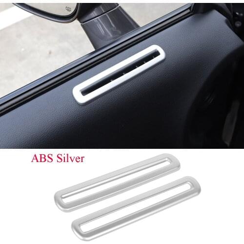 ABS Interior Door Air Vent Outlet Cover Kit For Dodge Challenger 2015-2020