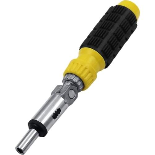 0-180 Degree Multi Function Ratchet Screwdriver Inside Hexagon Angles Adjustable Wrench