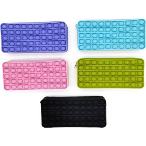 Trend Womens Latest Beautiful Popper Bag Bubble Fidget Handbag Pencil Case Toys