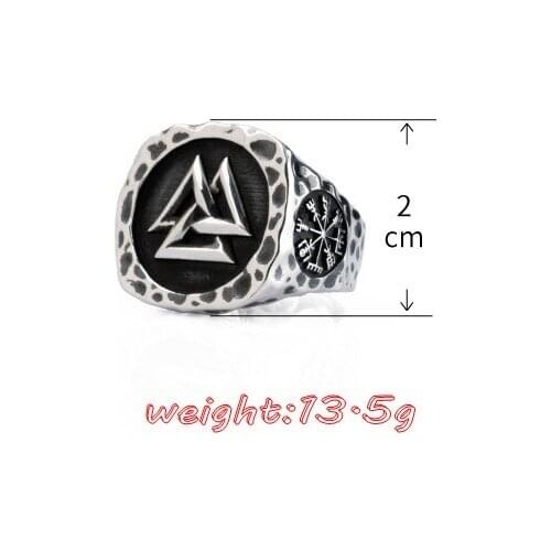 S925 Silver Ring Domineering Mens Thai Silver Ring Retro Jewelry