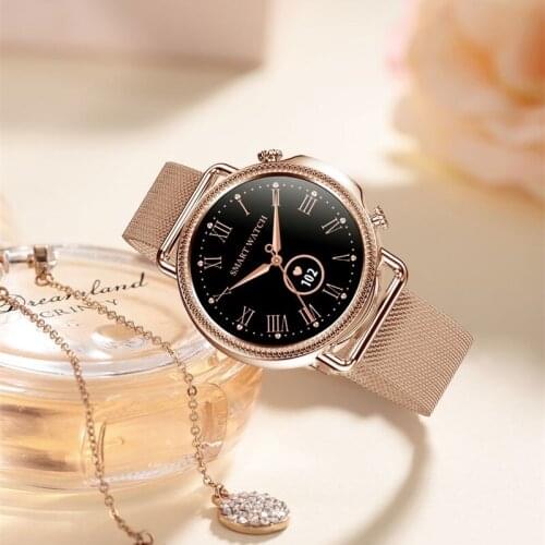 New Ladies Fashion Smart Watch Women Heart Rate Sleep Monitor Waterproof Sports Tracking Fitness bracelet for Android iOS Xiaomi