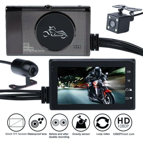 New Se600 Metal Locomotive Motorcycle Recorder 1080P Dual Lens Hidden Waterproof G-Sensor Motorbike Driving Recorder
