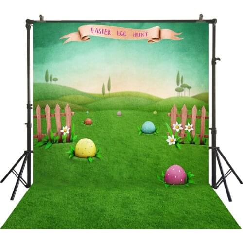 Easter backdrop spring flower colorful eggs grass floor Photography background photo shoot studio props booth fabric party decor