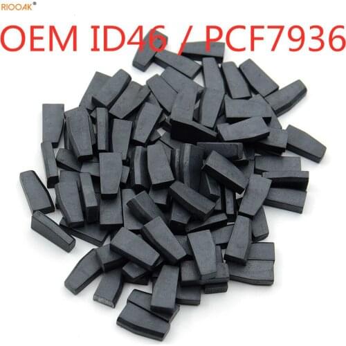 RIOOAK New car key transponder chip 10PCS OEM id46 PCF7936 transponder chip best quality for Hyundai for Peugeot for Citroen