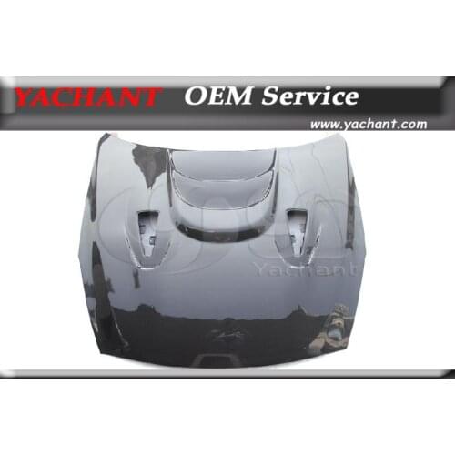 Car Styling Carbon Fiber CF Hood Bonnet Fit For 2008-2014 Skyline R35 GTR CBA DBA MS Style Hood Bonnet Without Vents