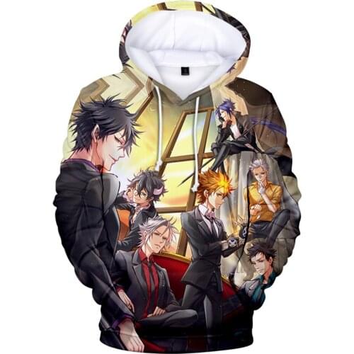 3D Animes HITMAN REBORN Hoodie Fall Winer Suit Hoodies Sweatshirt Clothes Youthful Vitality Women/Men Clothes Kids Kids Clothes