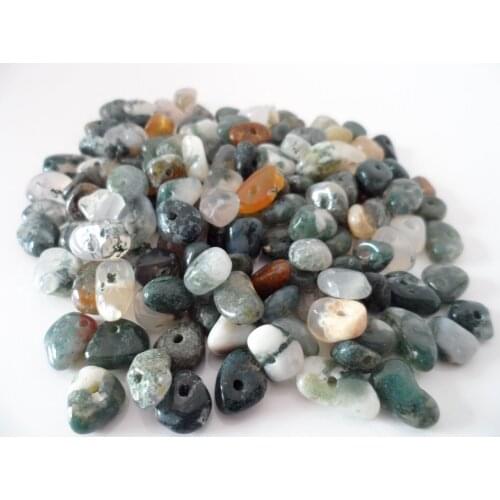 TSB0435 Tibet special natural green grass Agate beads nuggest,natural stone loose beads,100 beads lot