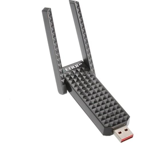 USB wireless wifi adapter 802.11ac 600mbps 5ghz wifi receiver double 2dbi antenna high speed wifi adaptador network card