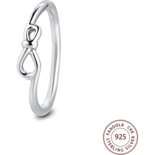 2020 Mothers Day Infinity Knot Ring femme 925 Sterling Silver Wedding Engagement Rings for Women Fashion Jewelry anillos mujer