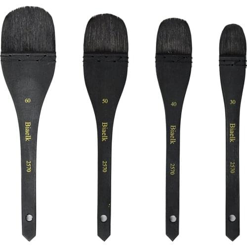 High Quality 1PC 2570 Squirrel Mix Hair Wooden Handle Watercolor Artist Art Supplies Paint Brush For Drawing