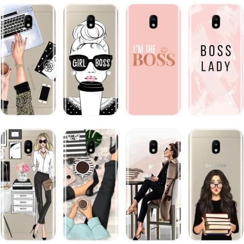 TPU Back Cover For Samsung Galaxy J2 J5 J7 Prime J3 J5 J7 2015 2016 2017 Silicone Girl Boss Phone Case For Samsung J4 J6 J8 Plus