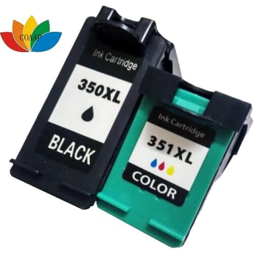 Refilled INK CARTRIDGE FOR HP 350 351 XL 2-Pack HIGH YIELD COMPATIBLE C4480 C4280 C4580 J5780 J5730 PRINTER