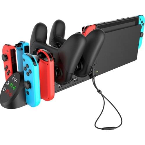 IPega PG-9187 6 In 1 Multi Gram Charger Stand Charging Dock For Nintend Switch Joy con Pro Controller Accessories Nintend Switch