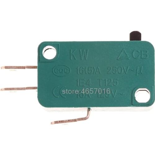 5PCS/Lot Normally Open Close Limit Switch KW7-0 15A 16A 125V 16(4)A 250V-1E4 T125 Micro Switch