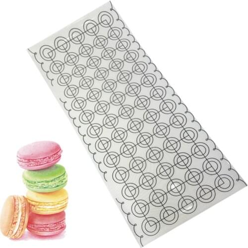 60X26CM Baked Macaron Mat Silicone Pad Non-slip Non-stick Baking Mats Rolling Mats Baking Tools Silicone Mat Kitchen Tools