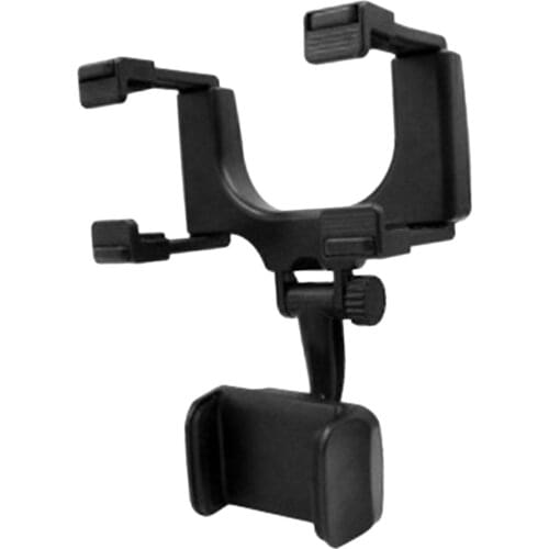 360° Mount Car Rearview Mirror Holder Clamp Stand For Mobile Cell Phone GPS