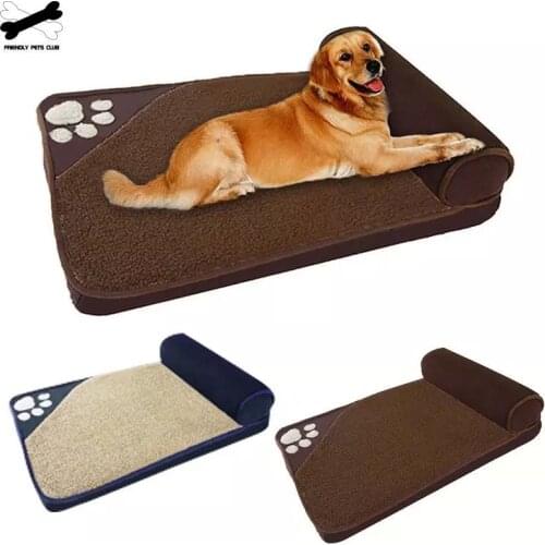 Large Pet Dog Bed Winter Warm Kennel Sleeping Pet House Pillow Bed Removable Pet Nest Supplies