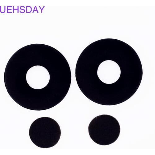UEHSDAY Black Replacement Velvet Earpad Ear Pads Cushions For AKG K121 K121S K141 K142 MK II HD Headphone