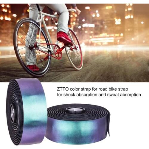 2Pcs ZTTO Colorful Non-slip Sweat-absorbent Road Bike Bicycle Handlebar Tapes Sweat-absorbent Road Bike Bicycle Handlebar Tapes