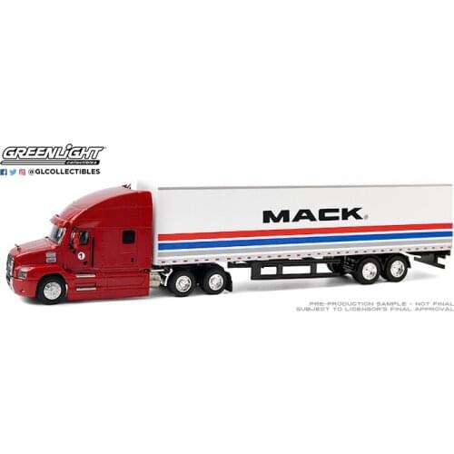 GreenLight 1:64 2018 M ack Anthem 18 Wheeler Tractor-Trailer Alloy model car Metal toys for childen kids diecast gift