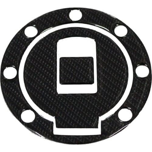 K-SHAROMOTOR Motorcycle 3D Carbon Fiber fuel Tank Gas Cap Pad Filler Cover Sticker Decals For YAMAHA TZM150 TZR150 TDM850 FZ400