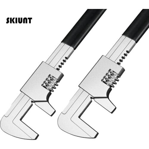 SKIUNT 9/11/15 Inch Wrench Set Large Opening Adjustable Spanner Universal Water Pipe Wrench Multitools Plumbing Repair Hand Tool