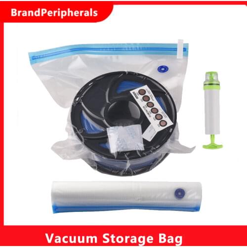 ESUN Vacuum Storage Bag Kit for FDM 3D Printer Filament Vacuum Compression Thickened Space Saver Bags Reusable Dry Pouch